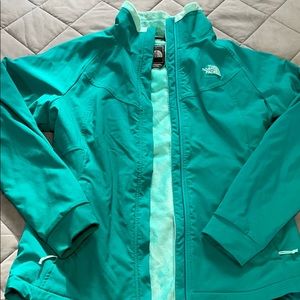 The North Face Soft Shell Fuzzy Zip Up, Size L